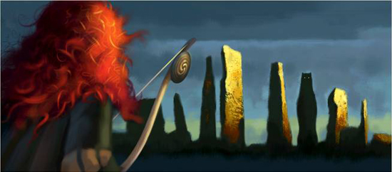 pixar brave concept art. Concept art from Pixar#39;s Brave